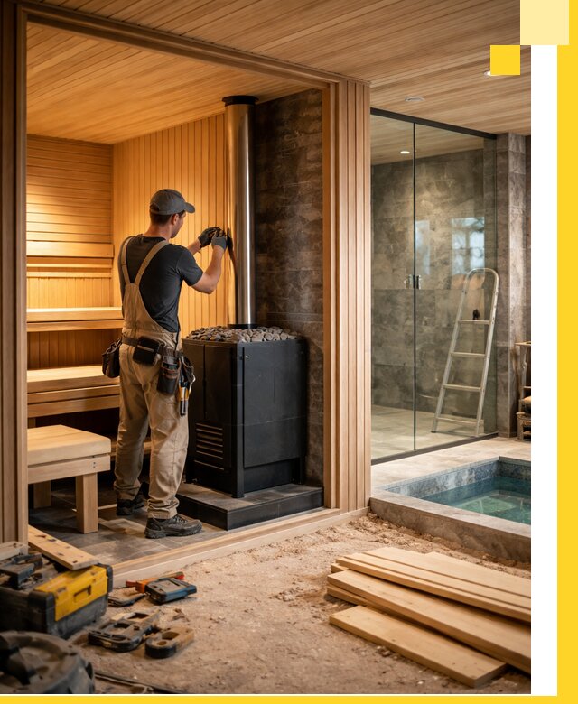 Полное строительство банных комплексов под ключ в Климовске