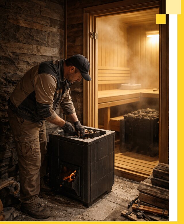 Строительство бани с сауной под ключ в Климовске от проекта до сдачи