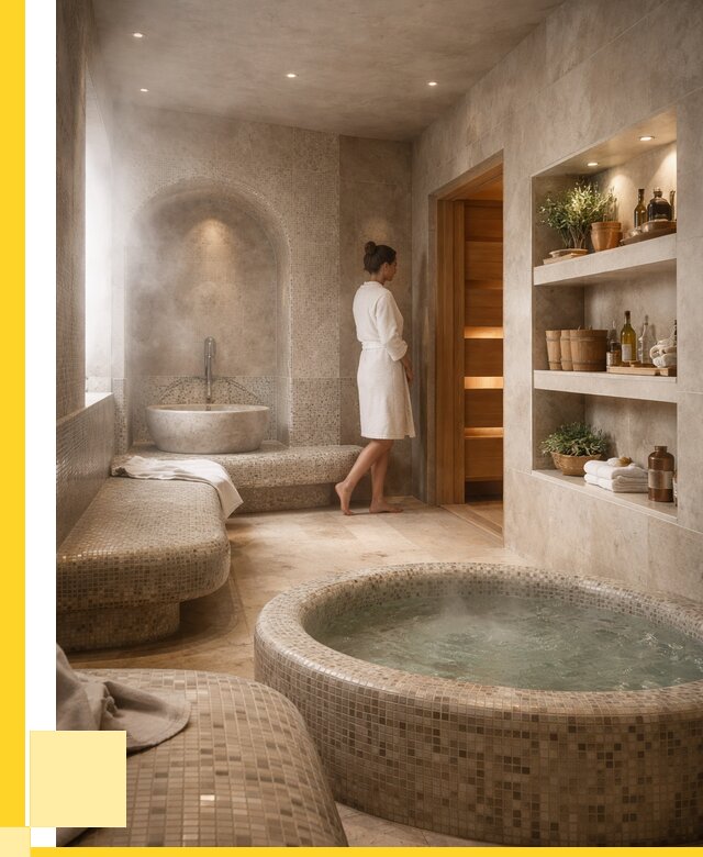 Строительство бани с хамамом в Климовске от 759600 р. | ЭриданКлс