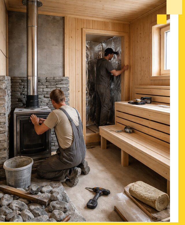 Строительство и изготовление бань под ключ в Климовске