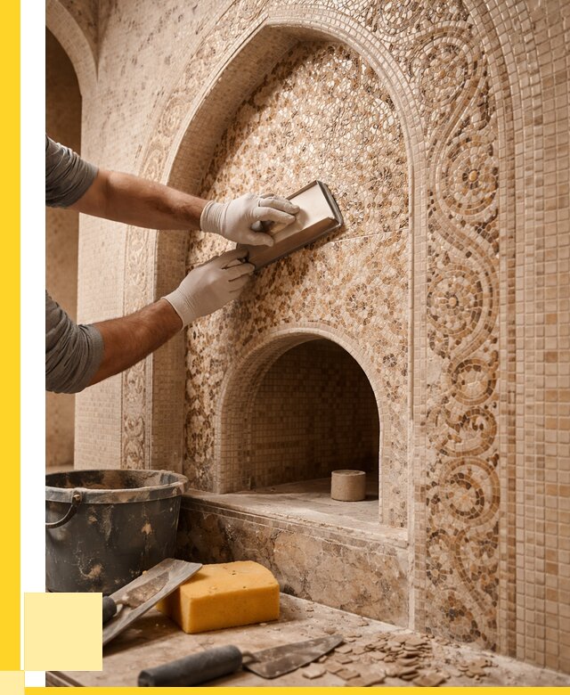 Мозаика для хамама в Климовске под ключ от 5064 р. | ЭриданКлс