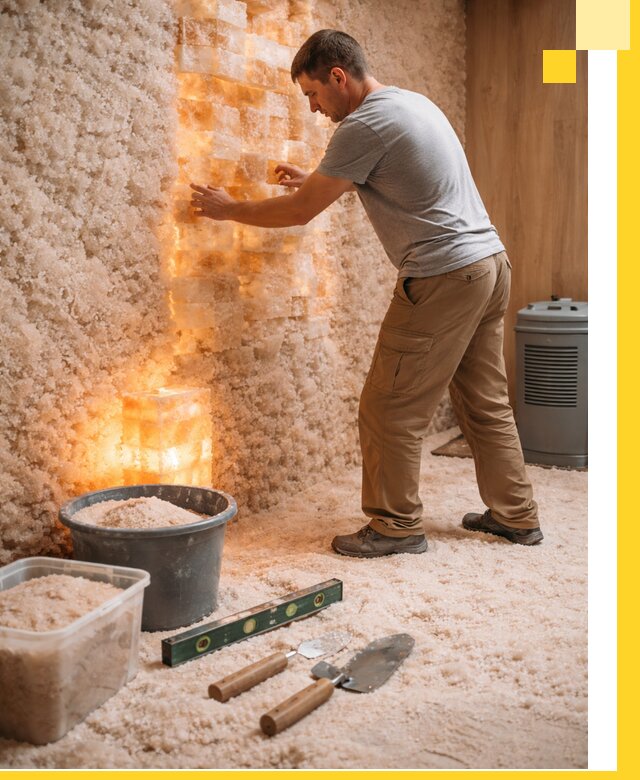 Проектирование и монтаж соляных комнат в Климовске под ключ